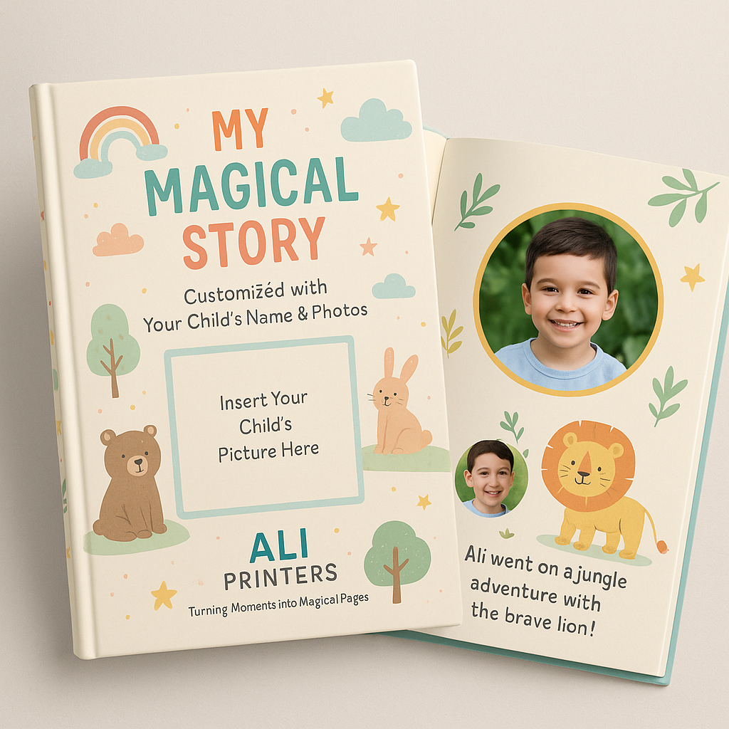 Customized Children’s Story Book with Your Child’s Name & Photos